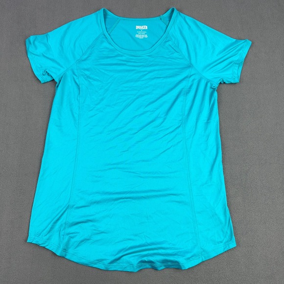 Duluth Trading Co Tops - Duluth Trading Co Womens Turquoise Blue Performance Short Sleeve T-Shirt Small